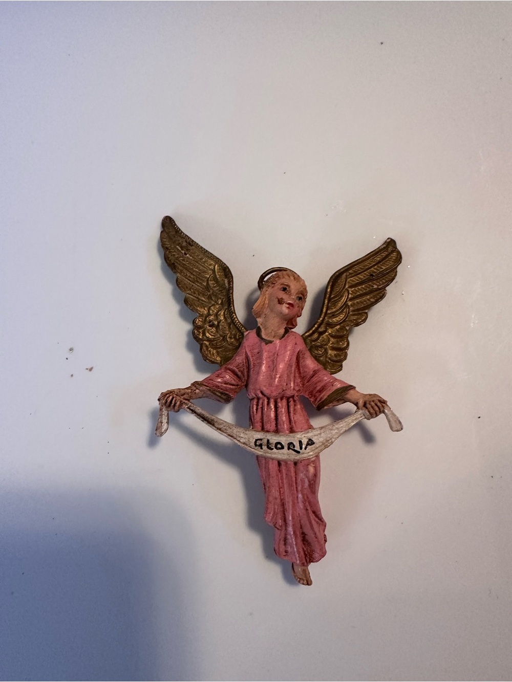 Christmas Angel Plastic ornament - Gloria Banner
